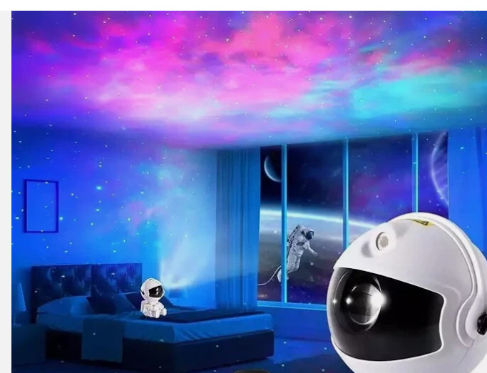 LED Galaxy Astronaut Light Projector - Magnet Head