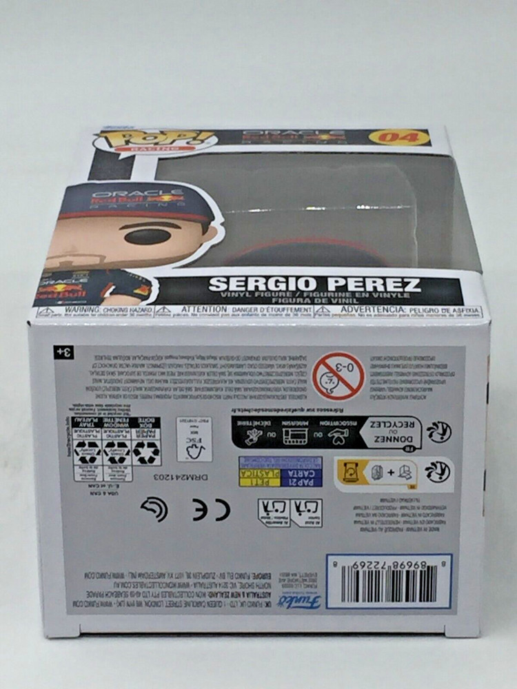 Funko Pop! Racing Sergio Perez #4 Oracle Red Bull With Pop Protector