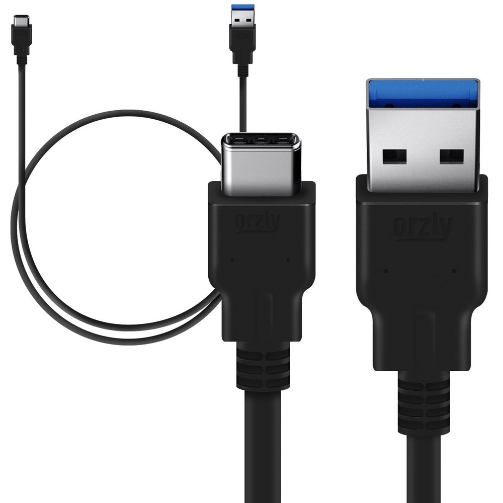 USB TYPE-C USB Charging Cable - Fast Charging (1M) - Black by Orzly®