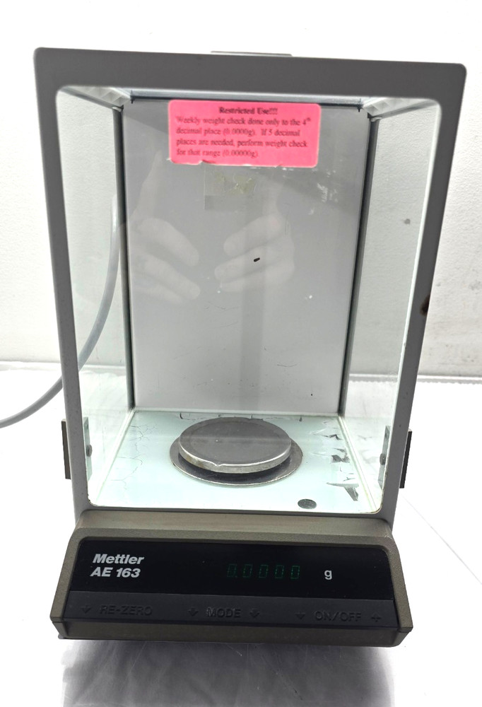 METTLER AE163 BALANCE ANALYTICAL SCALE D12