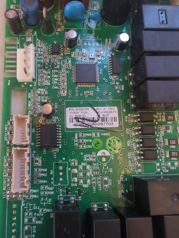 Whirlpool Refrigerator Control Board W10887255
