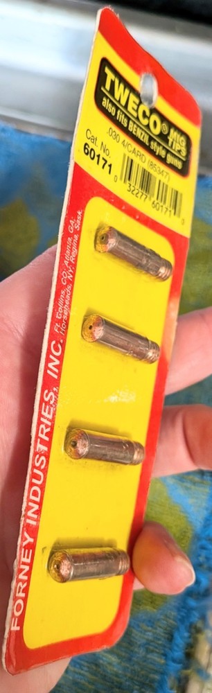 TWECO Mig Welding Tips .030 4 Pcs. #60171