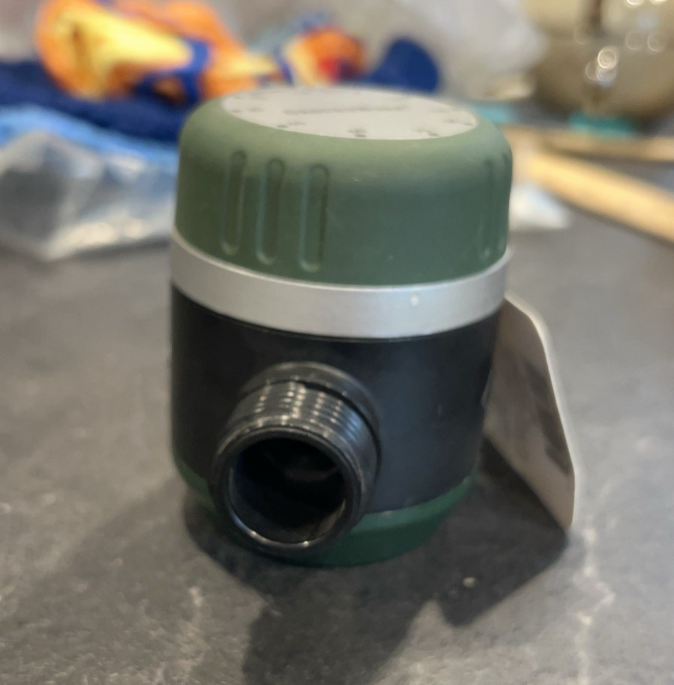 New GroundWork Mechanical Water Timer ABS Plastic Green 8 Separate Settings