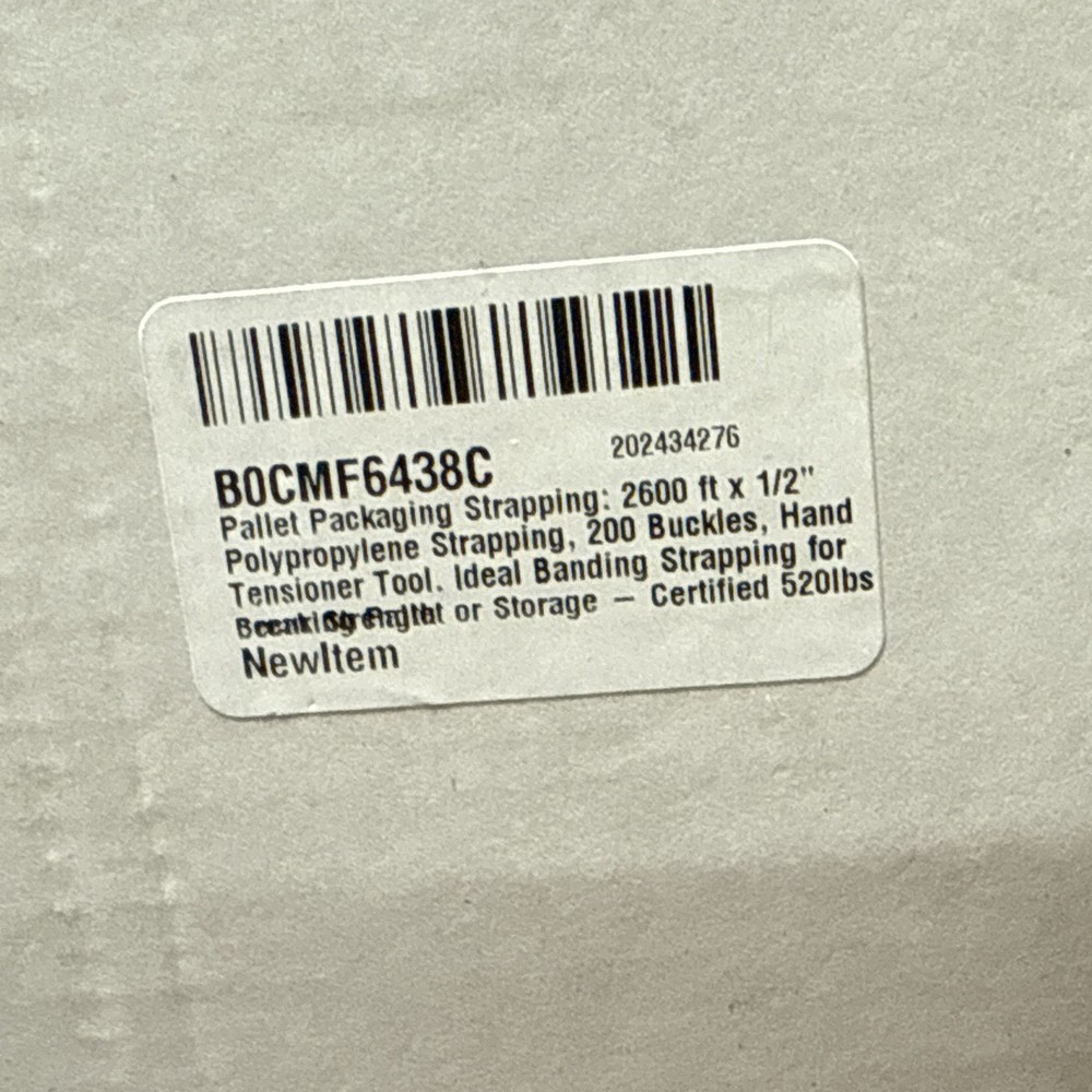 Packaging Banding Strapping Strapping 2600’ 200 CLIPS