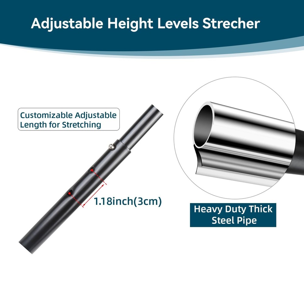 Hamstring Stretcher, Knee Extension Device, Lower Back, Hip Calf Stretching