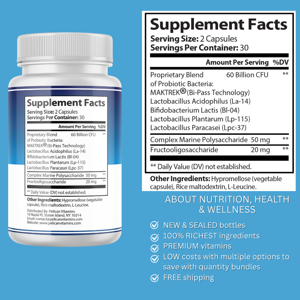 Denta Force- Gum & Tooth Support- 2 Bottles- 120 Capsules