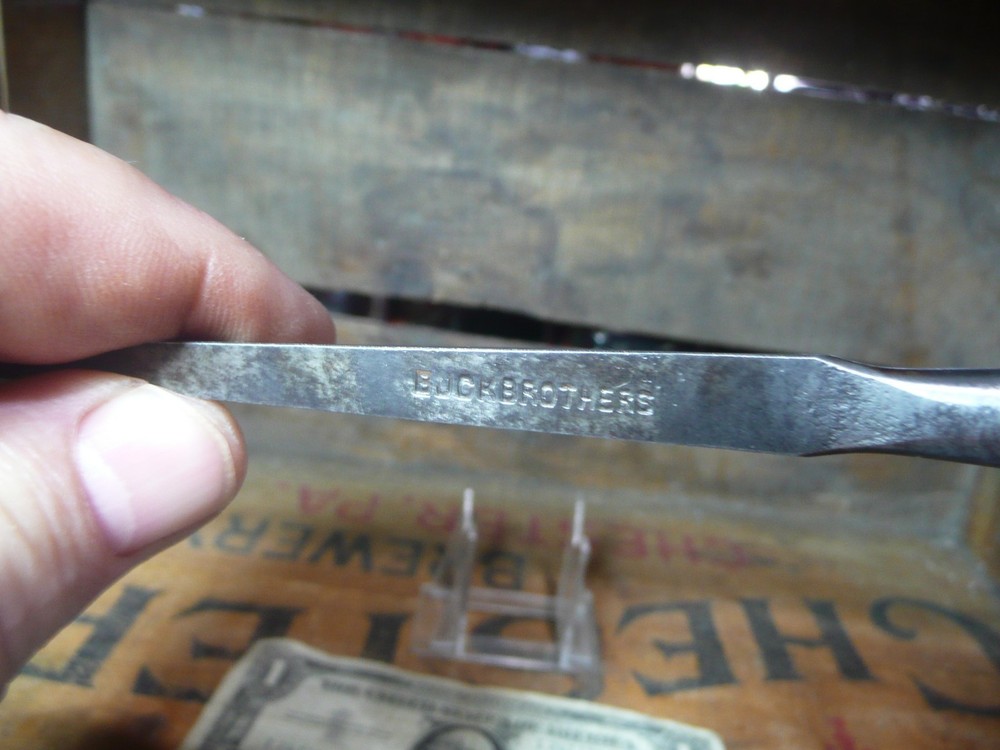 Vintage BUCKBROTHERS Mortise Socket Chisel 1/8"