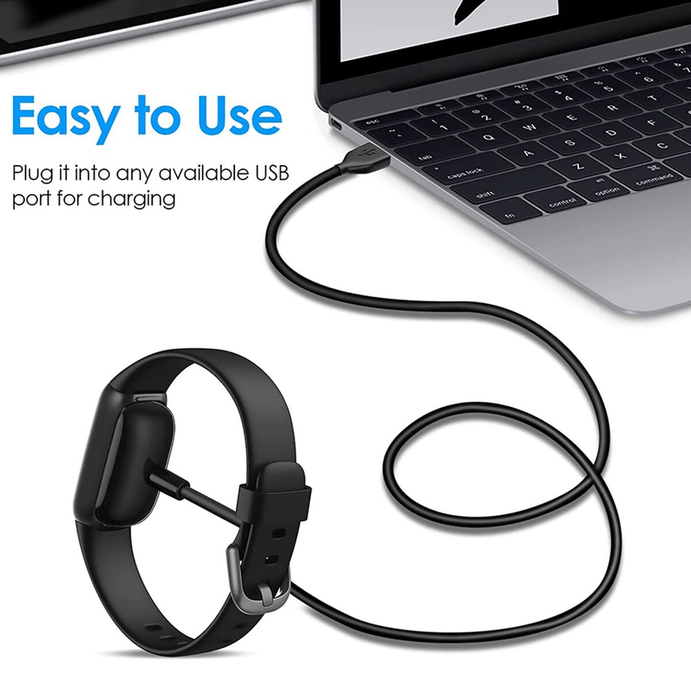 2PCS Magnetic USB Charger Charging Cable Replacement For Fitbit Luxe/Charge 5