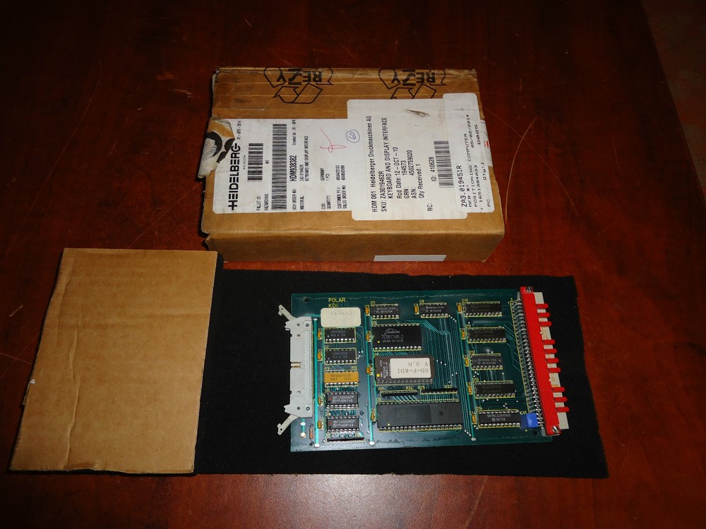 POLAR MOTH, KEYBOARD & DISPLAY INTERFACE, PART#ZA3.019462R, NEW