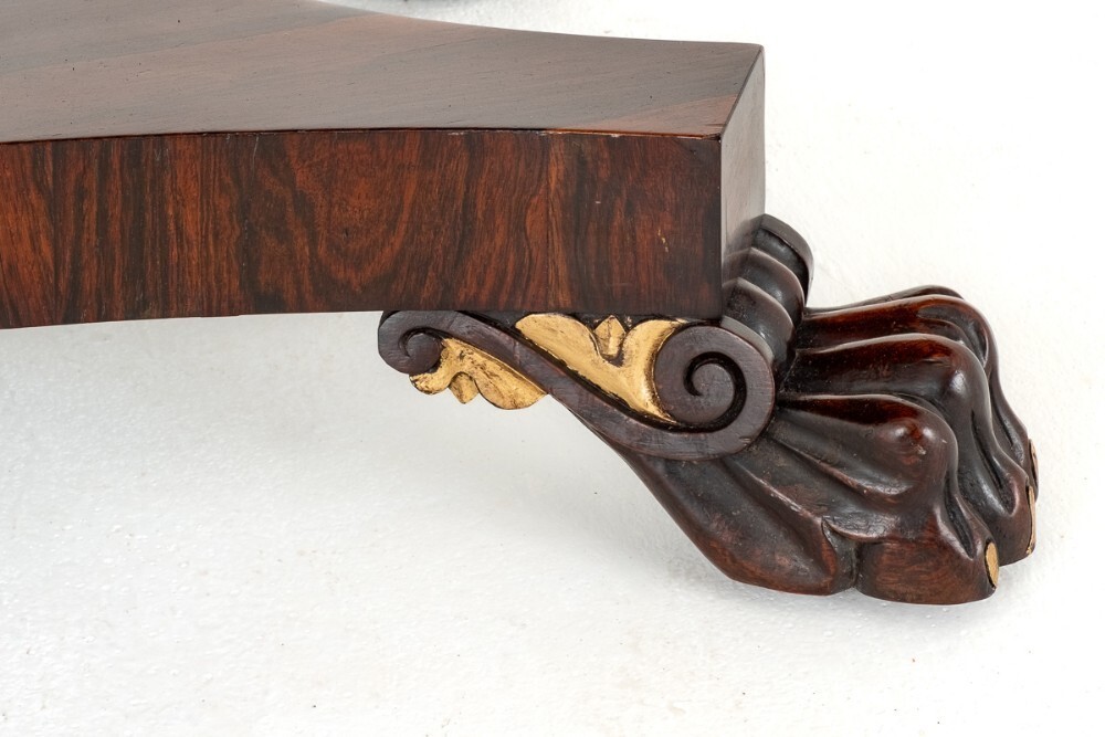 Regency Library Table Desk Period Antique