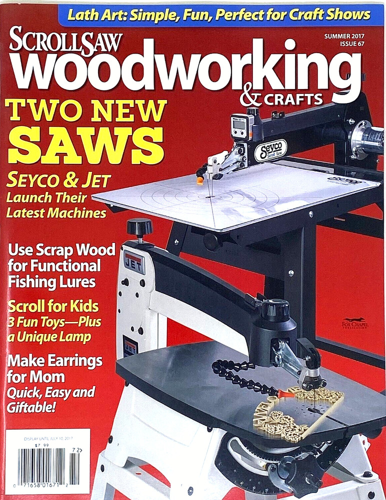 SCROLLSAW WOODWORKING & CRAFTS Magazine Summer 2017 Issue 67 Projects MINT