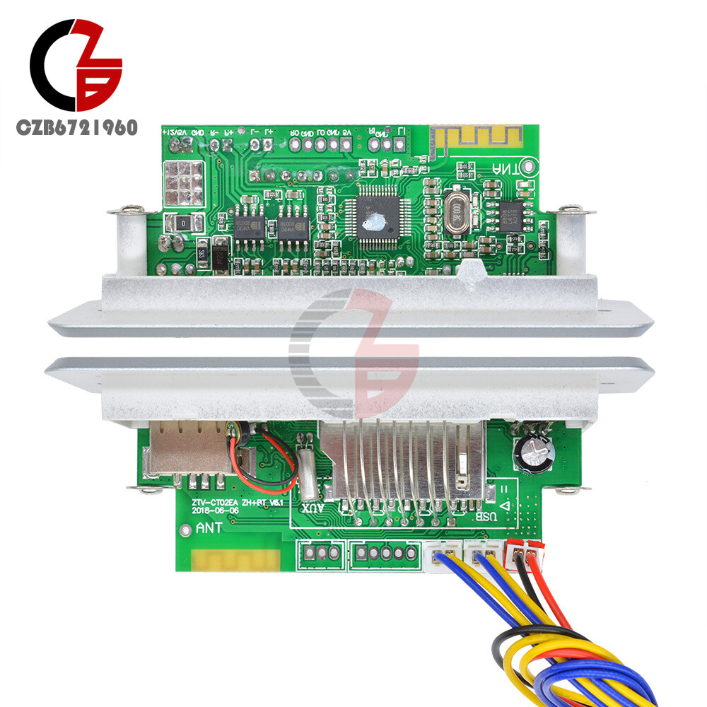 Mini 5V MP3 Decoder Board Bluetooth Controller Remote Amplifier 2*3W 3.6-5V