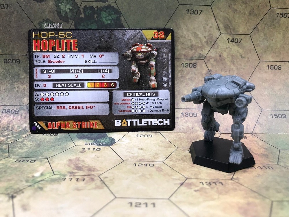 BattleTech Hoplite Medium Mech (CGL New Sculpt)