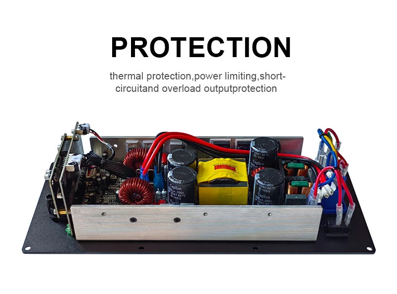 Digital Audio Sound 400W AMP ClassD 2Channel Power Line Array Active Amplifier