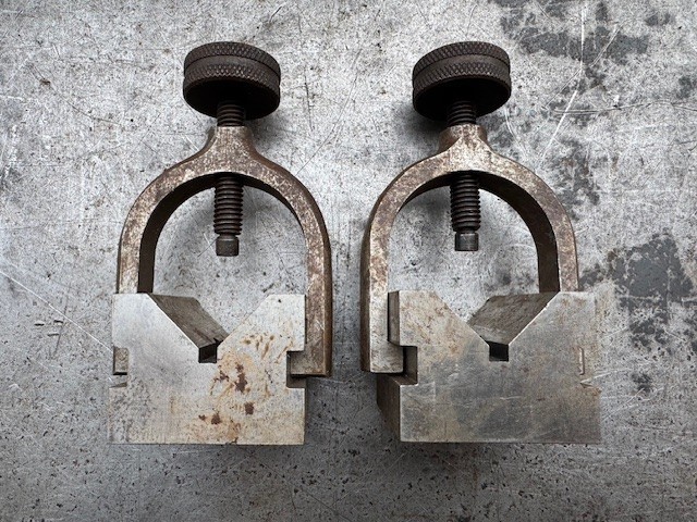 Machinist V-Block Clamp Pair
