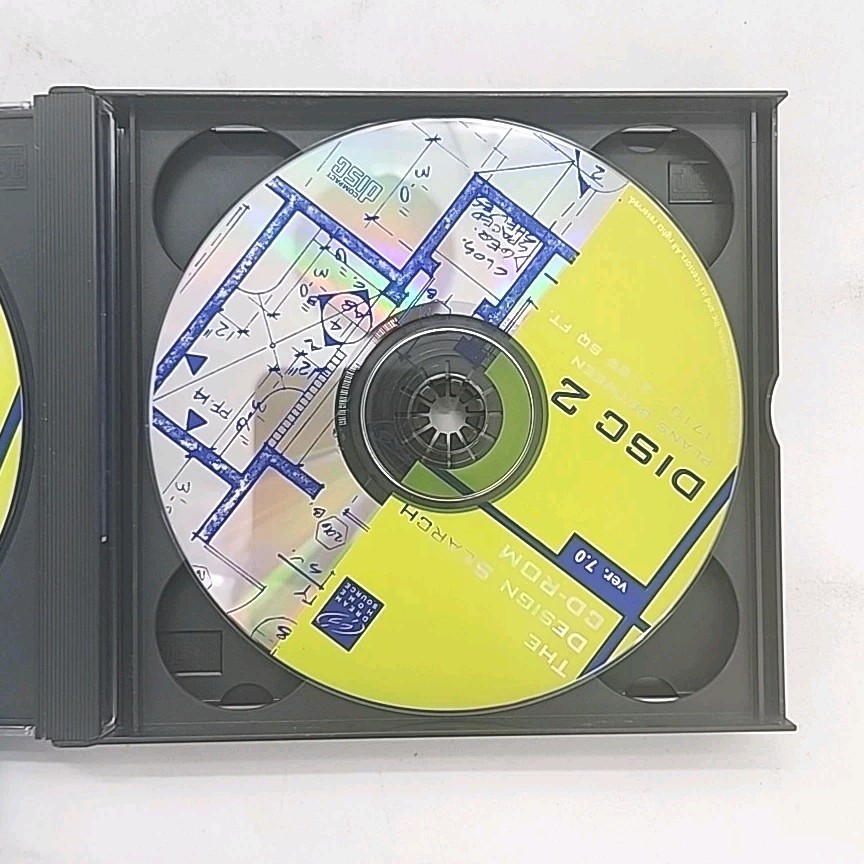 Dream Home Source The Design Search CD-ROM 10,025 Plans 2001 Four Disc Set