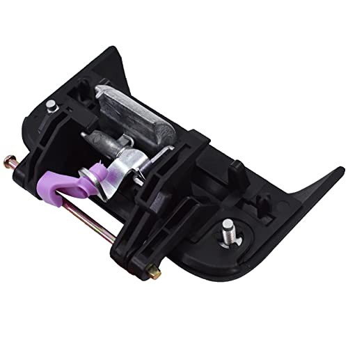1 Pcs Rear Passenger Side Black Plastic Exterior Door Handle Replacement for