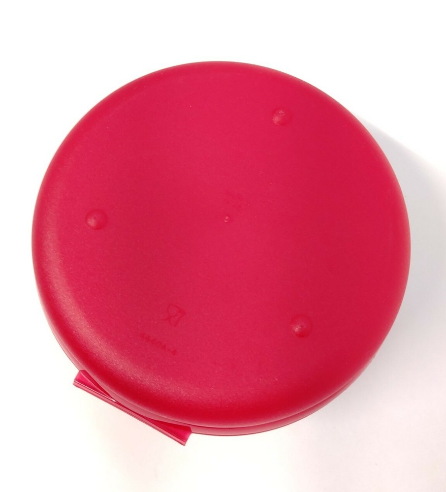 Tupperware Red Bagel / Sandwich Holder 4440A-4
