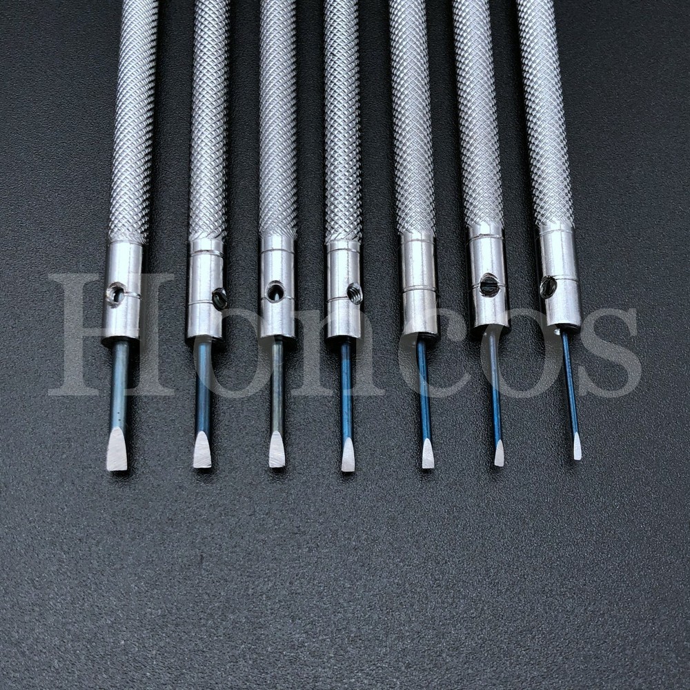 7 SCREWDRIVER FITS FOR ROLEX DATE DATEJUST SUB GMT SET STAND EXTRA BLADE TOOL
