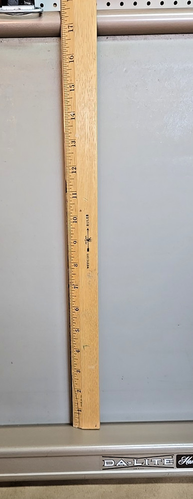 Vintage Da-Lite Handy Screen; Retractable