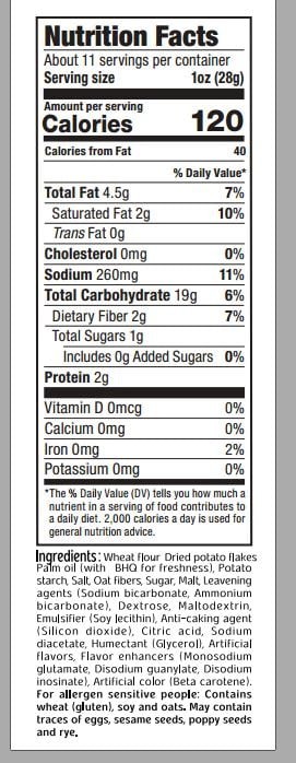(2 pack Bronner Bros Cracker Crisps 10.6 oz