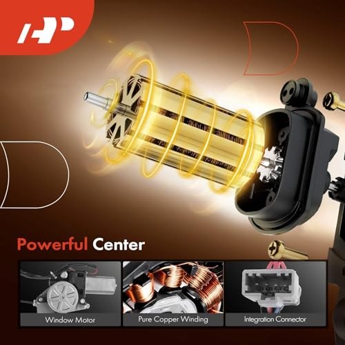 Power Electric Window Regulator with Motor Compatible Front Passenger (RH)