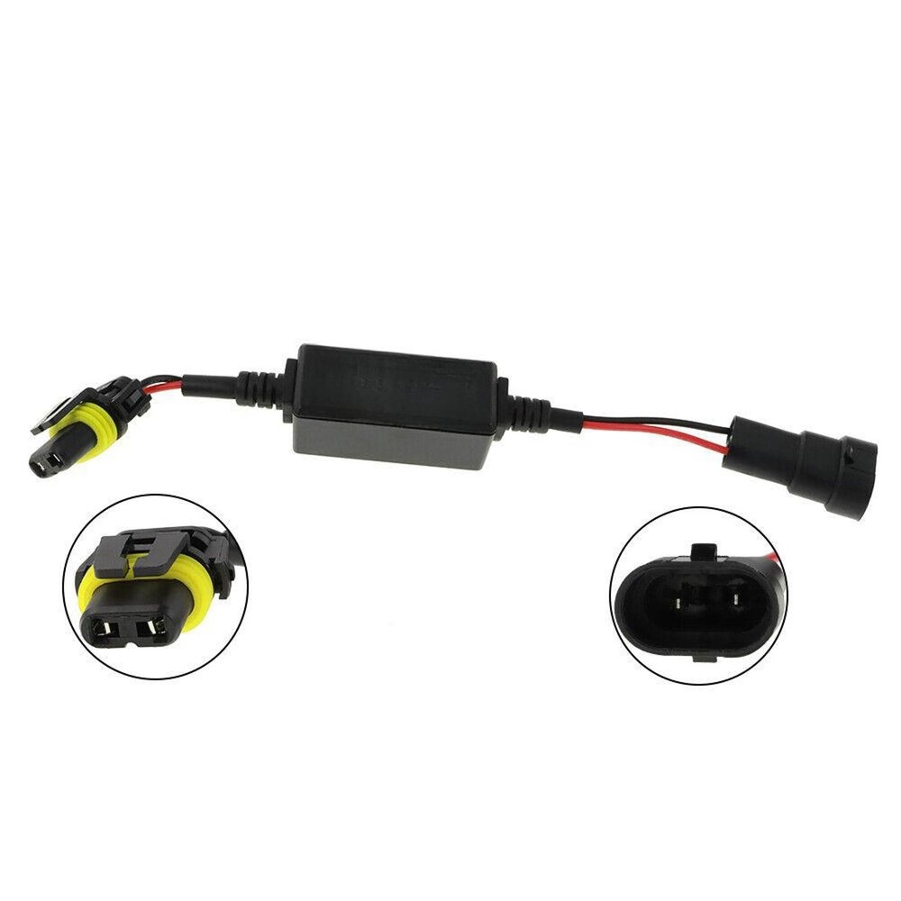 2X 9005/9006 LED Headlight Canbus Error Anti Flicker Resistor Canceller Decoder
