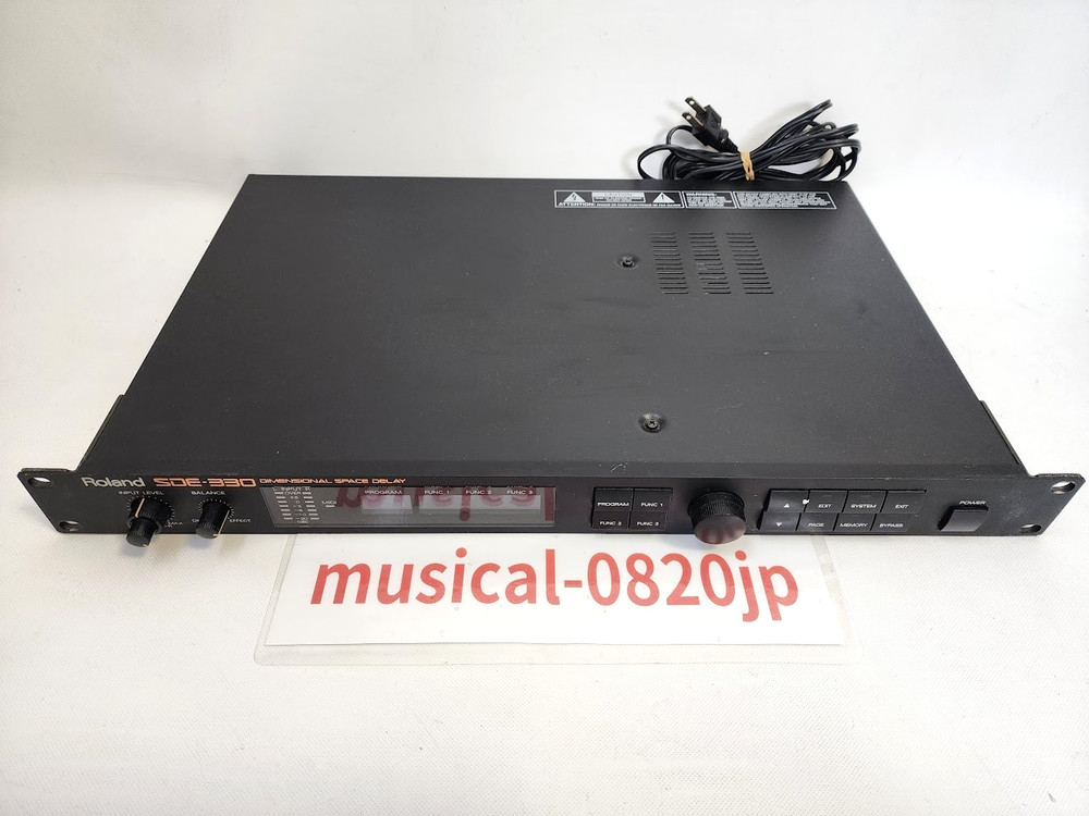 Roland SDE-330 Dimensional Space Delay Digital Delay Effect Processor Rackmount