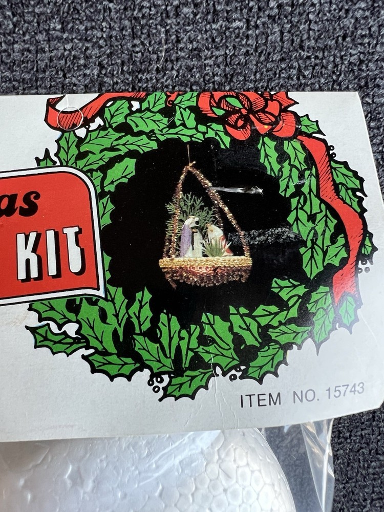 Distasio Sequin Christmas Ornament Kit THREE WISE MEN NOS 15743
