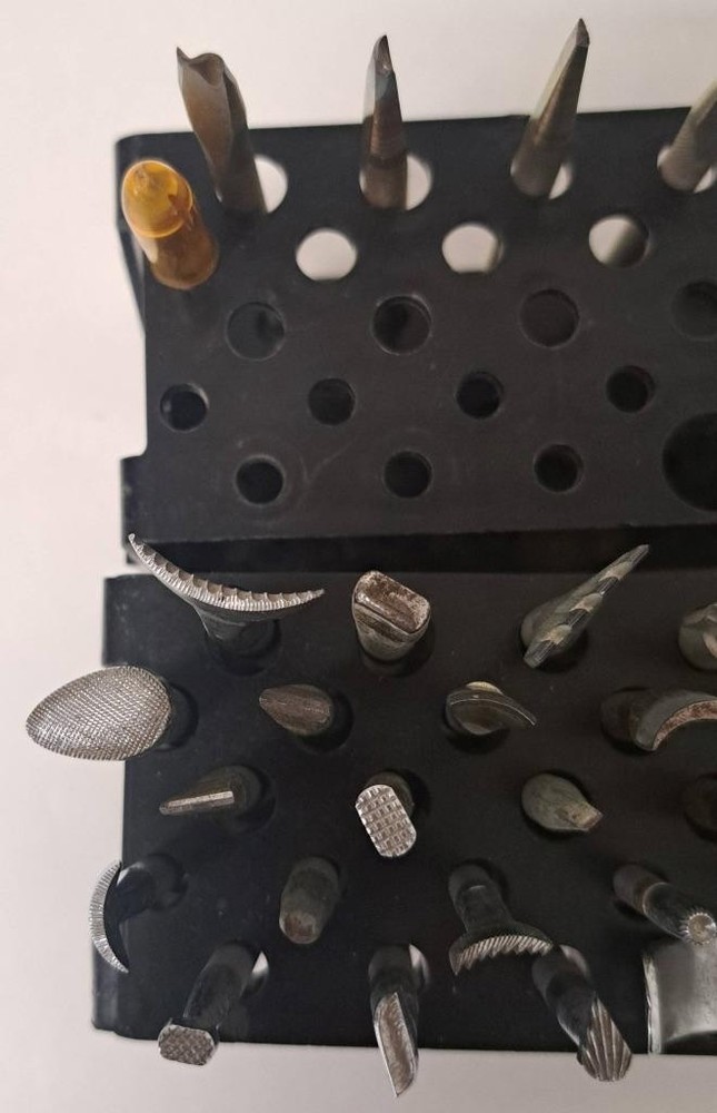 Craftool Company Leather Stamp Set 45 Tools with Holders