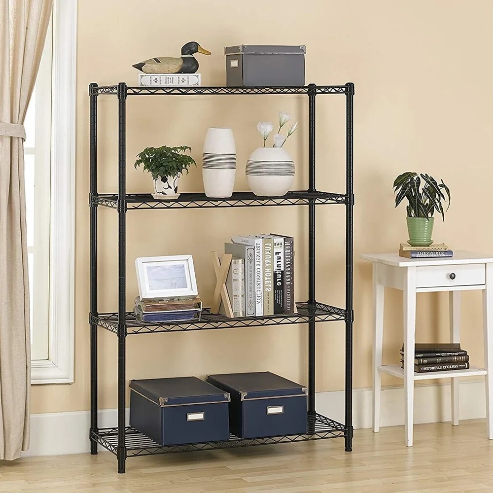 BestOffice 4 Shelf Wire Shelving Unit Garage