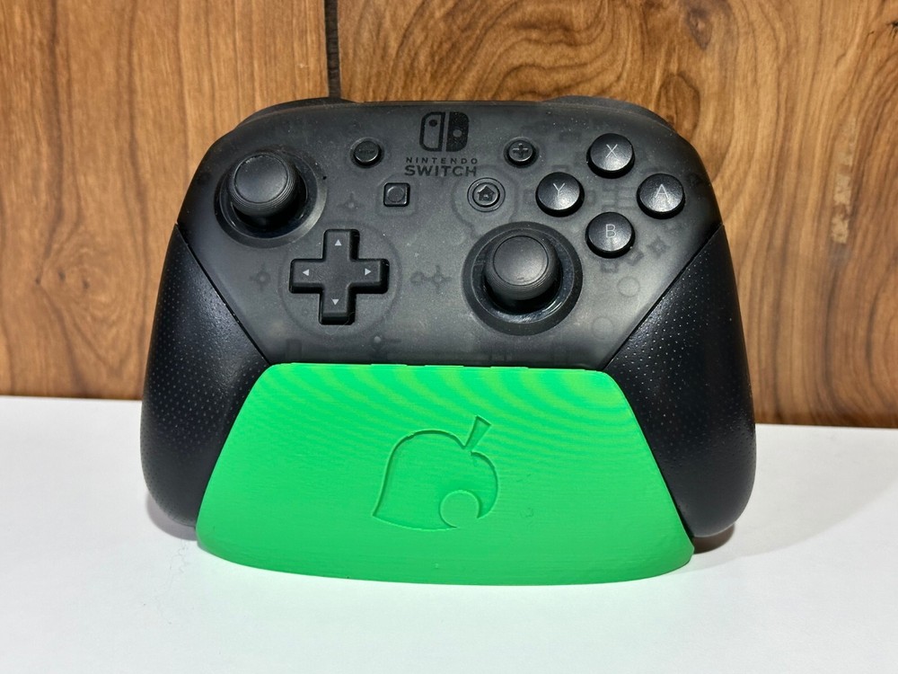 Nintendo Switch Pro Controller Stand with Engraved Logo Animal Crossing