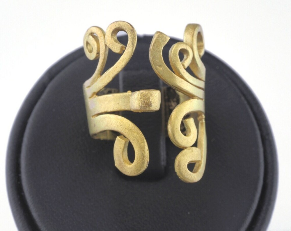 Ring Adjustable Ring Loop - Raw brass (17mm 7US inner size - Adjustable ) 2748