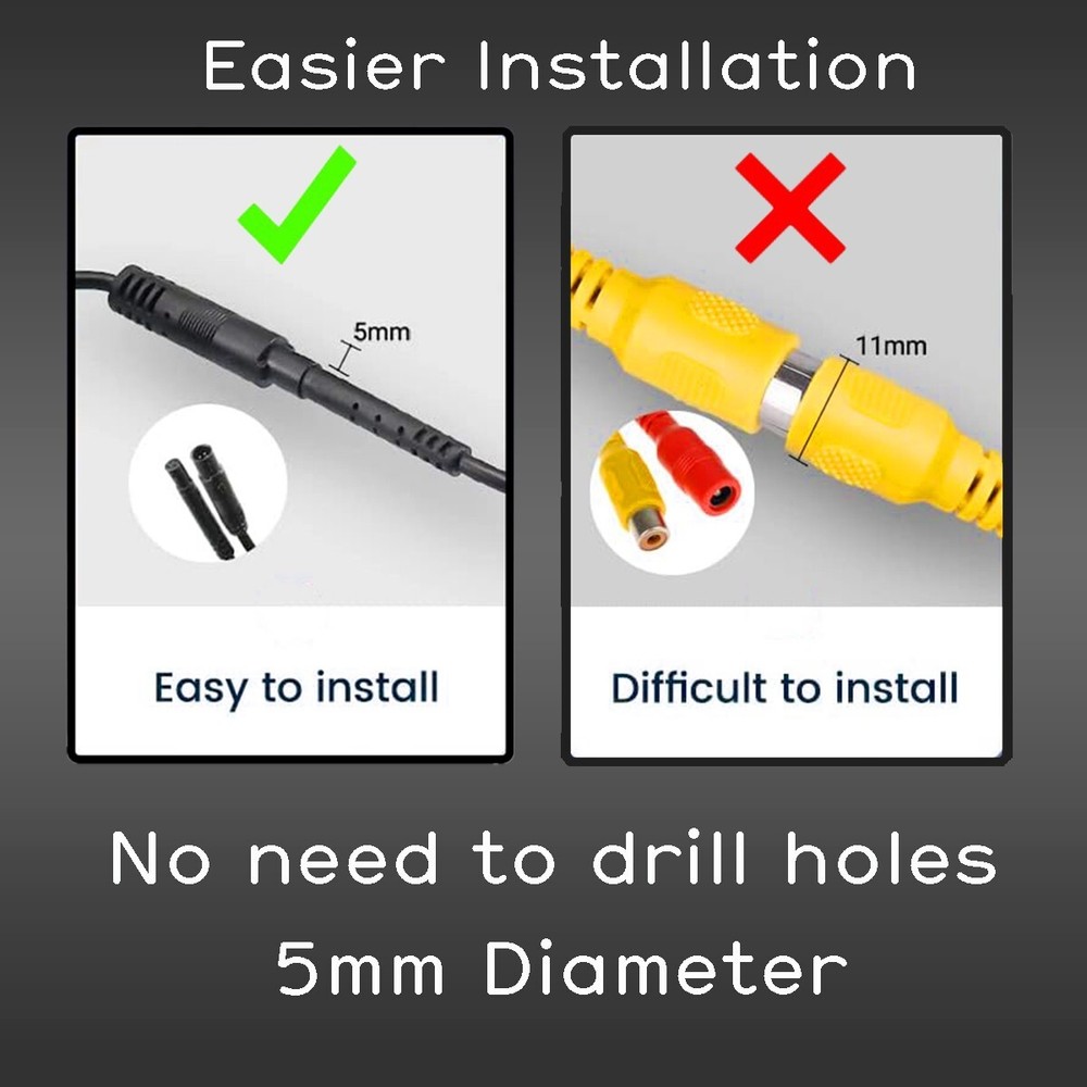 License Plate Backup Camera Rear & Front View for Clarion Universal Car