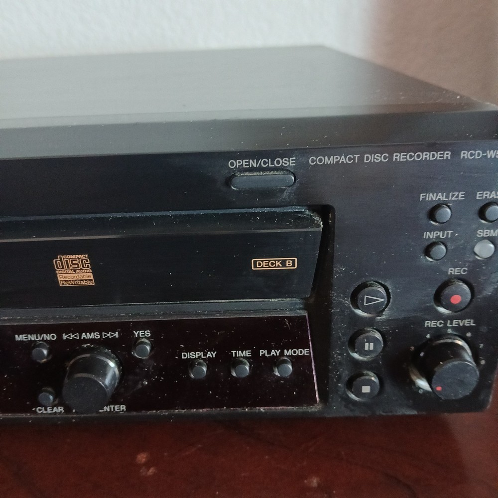 Sony RCD-W500C CD Recorder Player Changer NOT TESTED