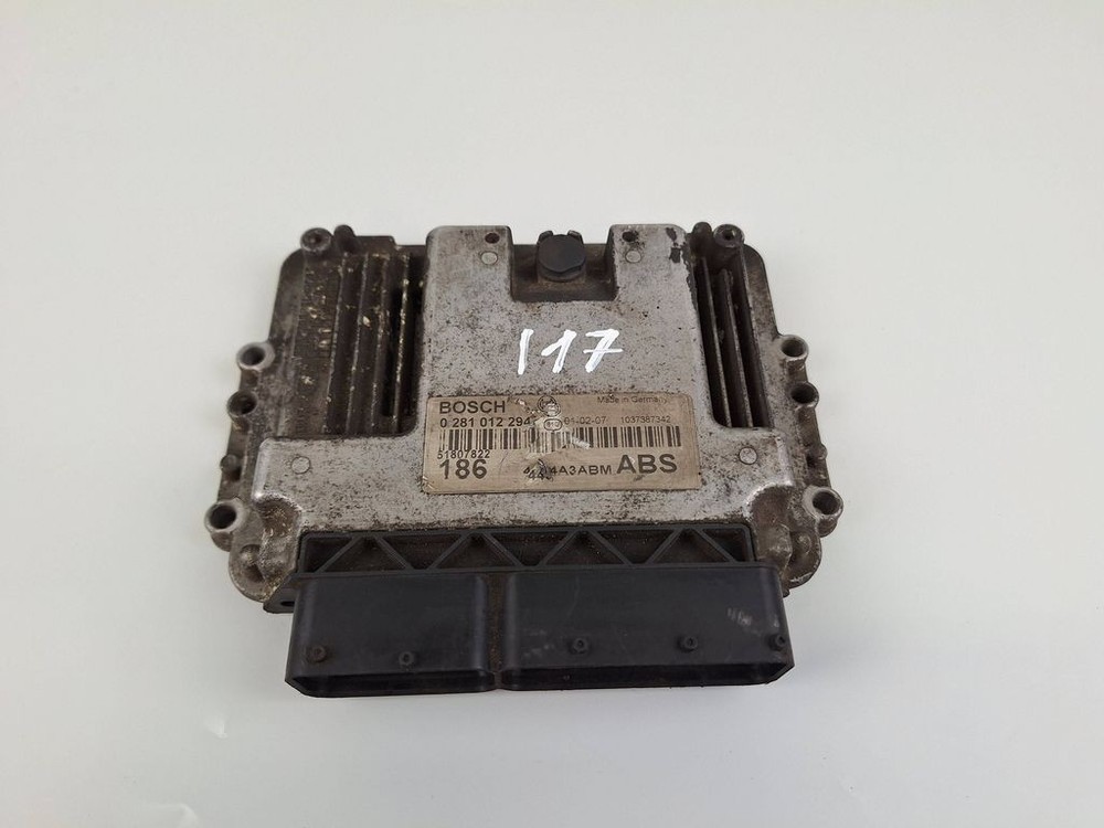 Fiat Multipla 2007 Engine Control Unit Module 51807822 kW BVV627