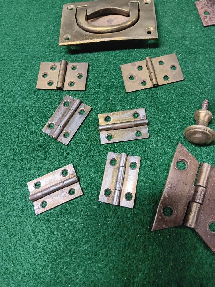 vintage brass hardware mixed lot