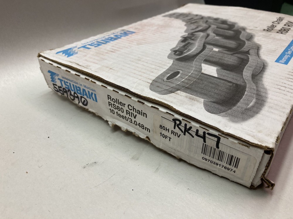 Tsubaki,RS80 RIV,Single Roller Chain