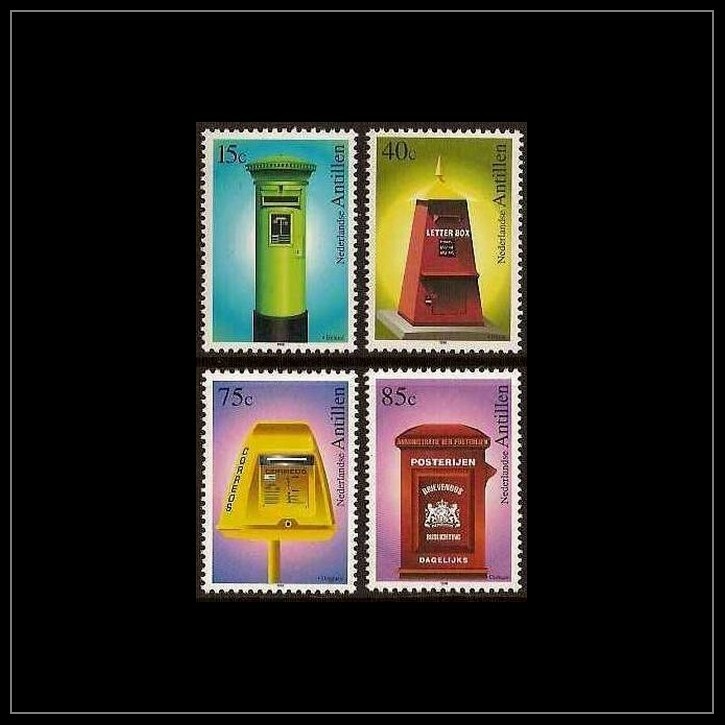 Netherlands - Dutch Antilles Issue 1998 (1225-1228) Post Boxes