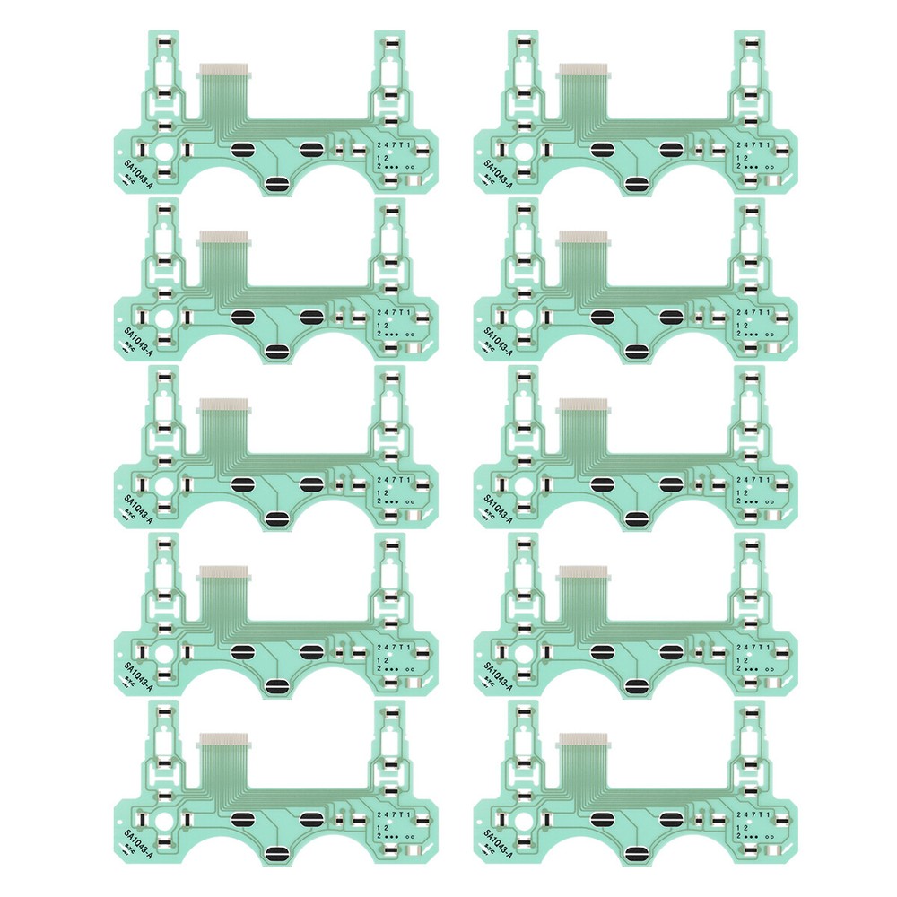 10SET Controller PCB Ribbon Circuit Board SA1Q43A for PS2 Dualshock 18pin Socket