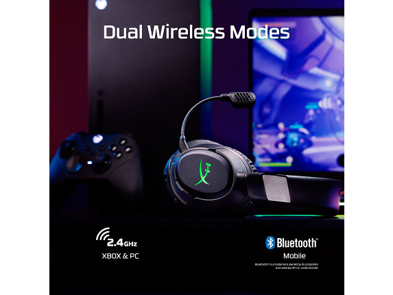 HyperX CloudX Flight 2 - Wireless Gaming Headset (Black) - Xbox