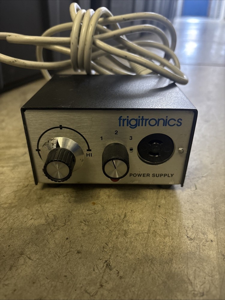 Frigitronics Variable Power Supply Model 3-Range Output Control Dial Hi/Lo Lab