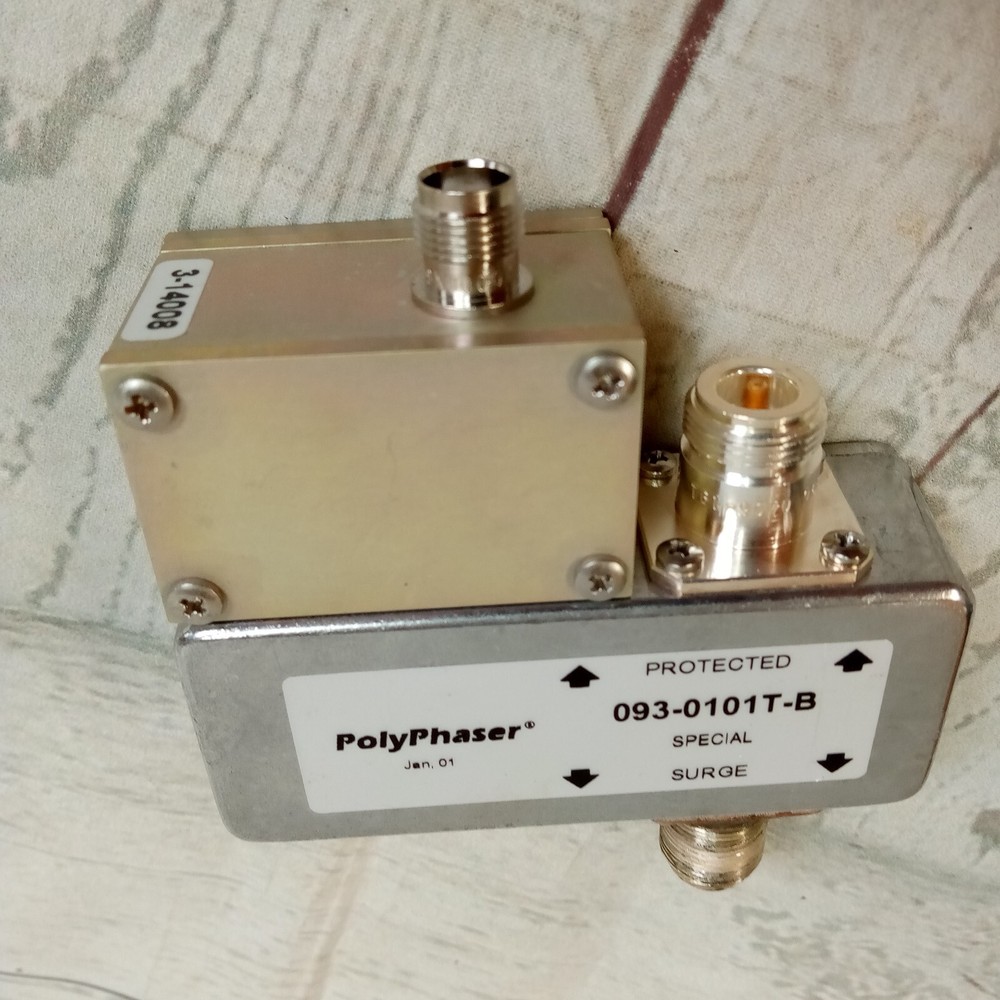 Polyphaser 093-0101T-B - Coaxial RF Surge Suppressor