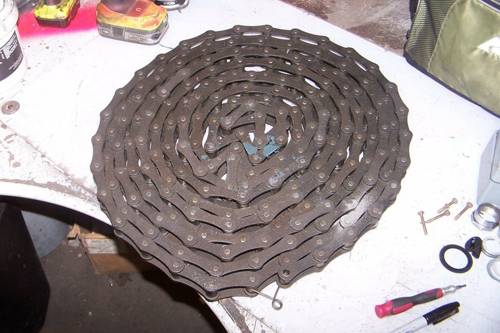 NEW 10 FT STEEL RIVITED ROLLER CHAIN 2" PITCH 160 MODEL C2080