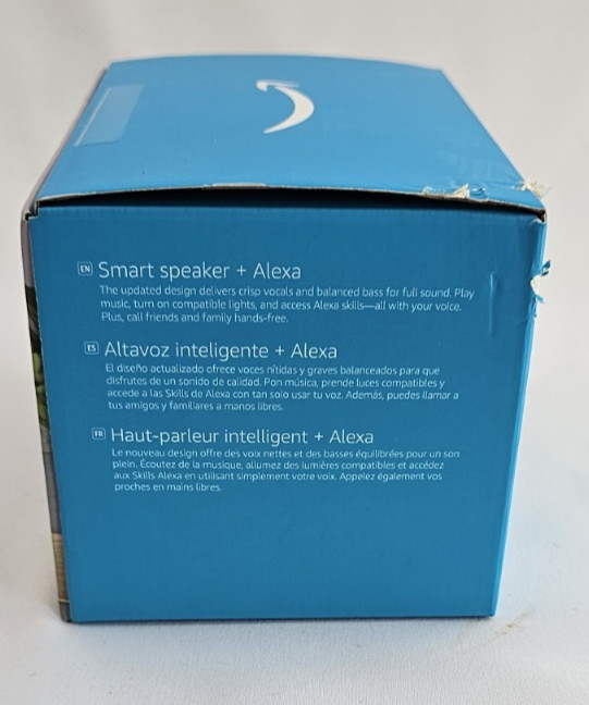 All-New Echo Dot (4th Generation) Smart Speaker with Alexa – Glacier White