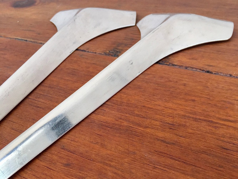 Mid Century Modern Silver Flatware, Serving Set by Lino Sabattini Italy, Milan
