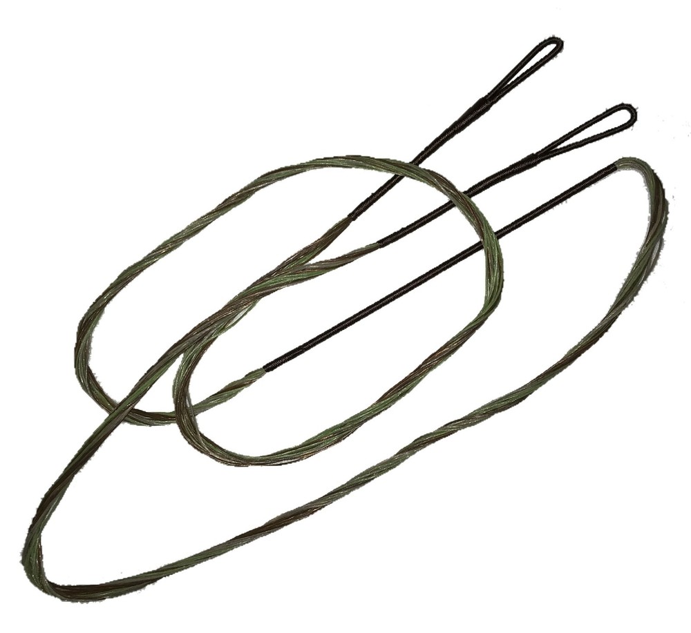 B-50 CAMO 14 STRAND RECURVE BOWSTRING BOW STRING ARCHERY - ACTUAL LENGTH STRING