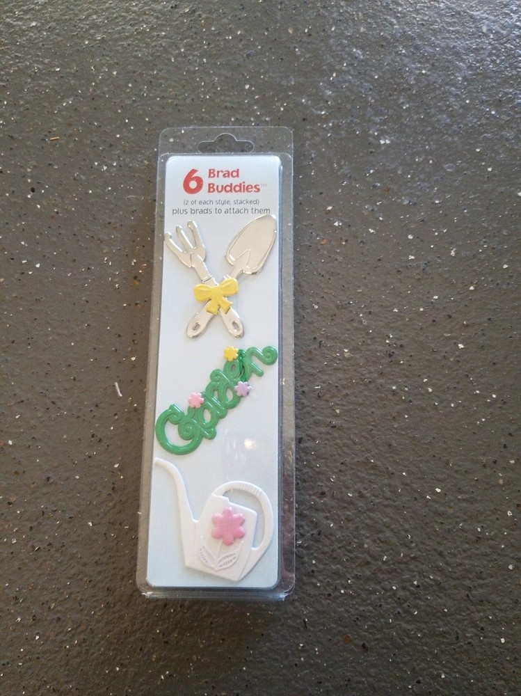 Scrapbook/card embellishments includes Brad Buddies and more