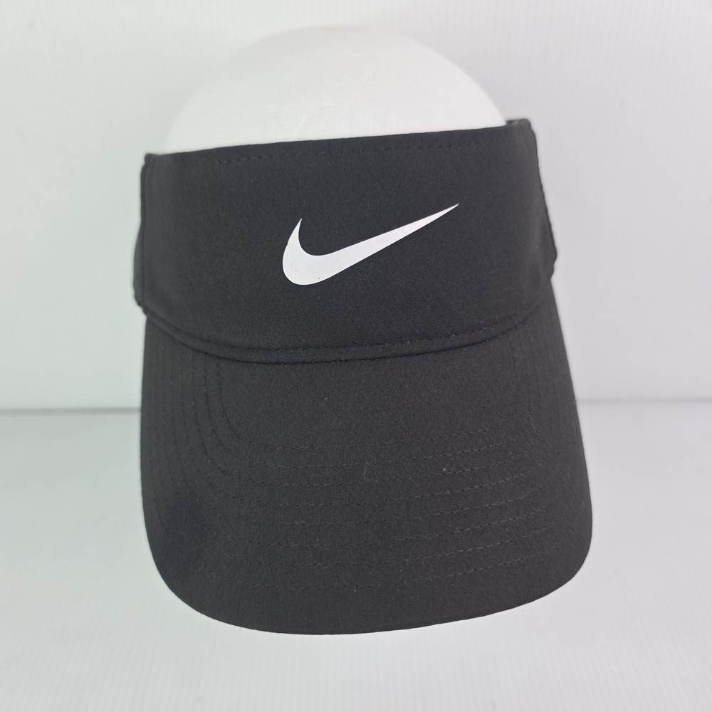 Nike Dri-FIT Adjustable Sports Ace Visor Black Unisex Adults S/M