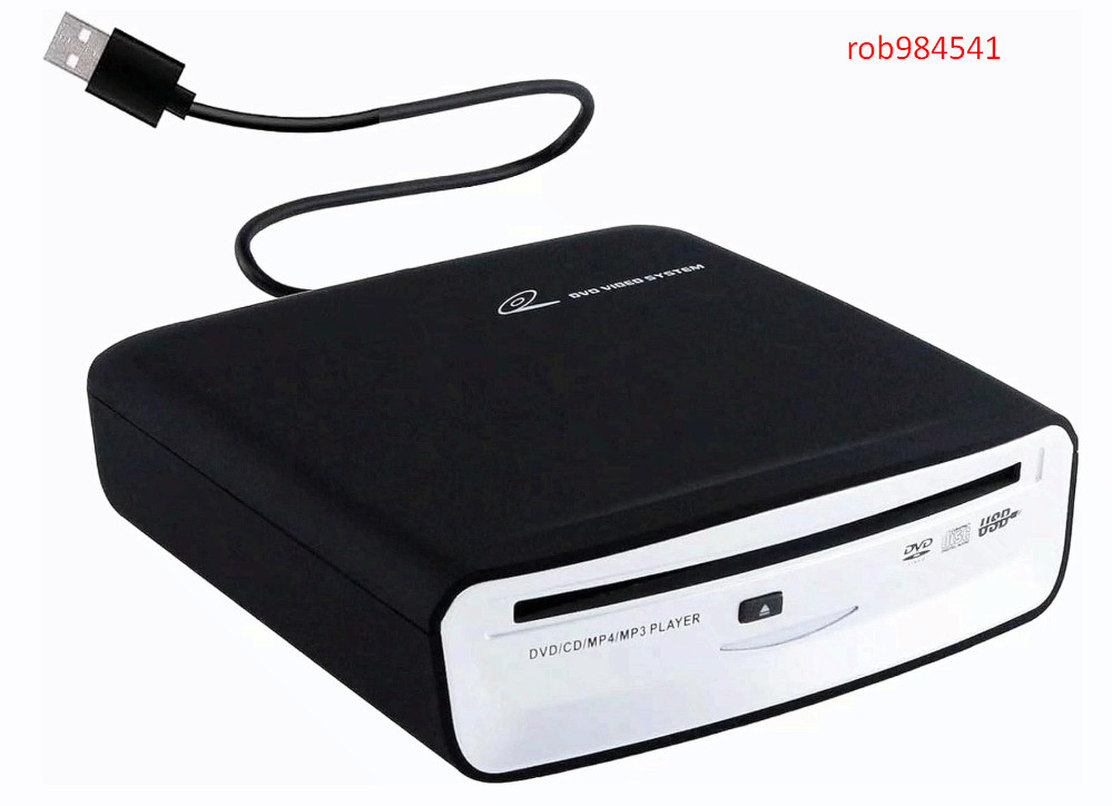 External Car Universal CD Player Machine, Vehicle External USB CD Player for Car